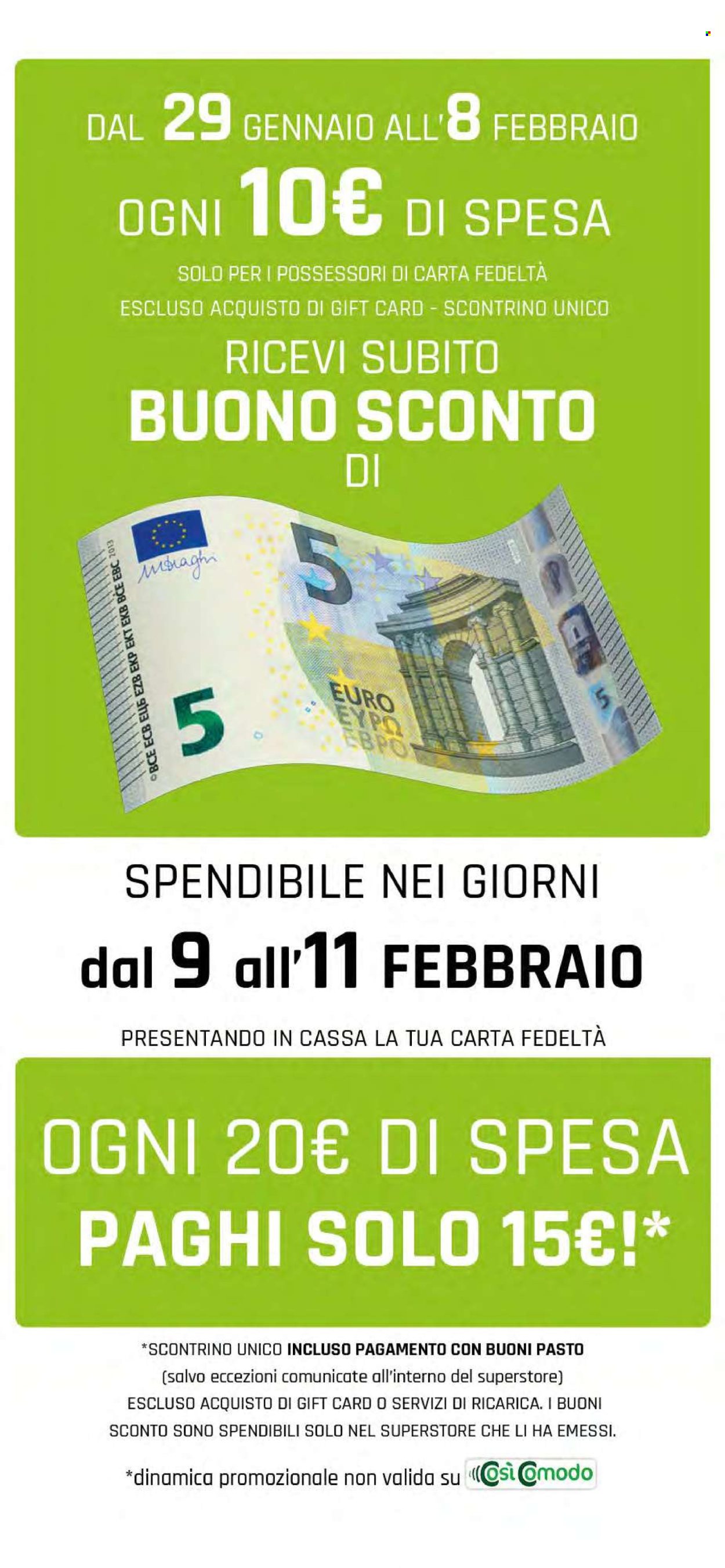 Volantino Famila - 29/1/2026 - 8/2/2026. Pagina 2