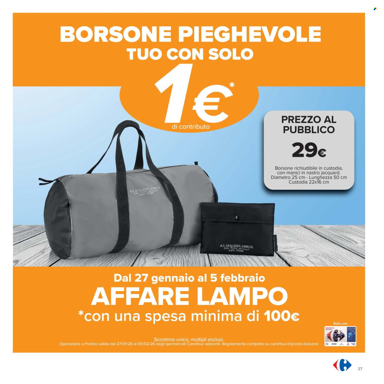 Volantino Carrefour - 27/1/2026 - 5/2/2026. Pagina 37