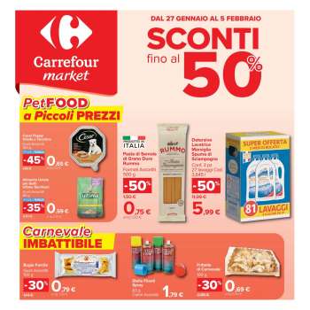 Volantino Carrefour - 27/1/2026 - 5/2/2026.