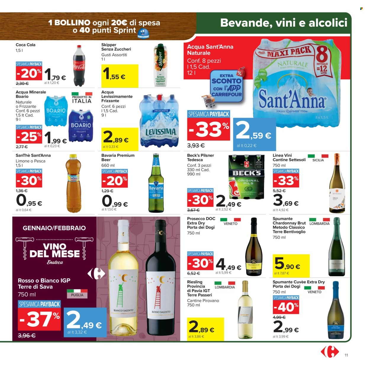 Volantino Carrefour - 27/1/2026 - 5/2/2026. Pagina 11