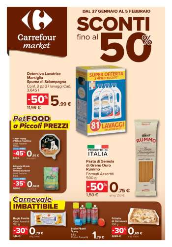 Volantino Carrefour - 27/1/2026 - 5/2/2026.