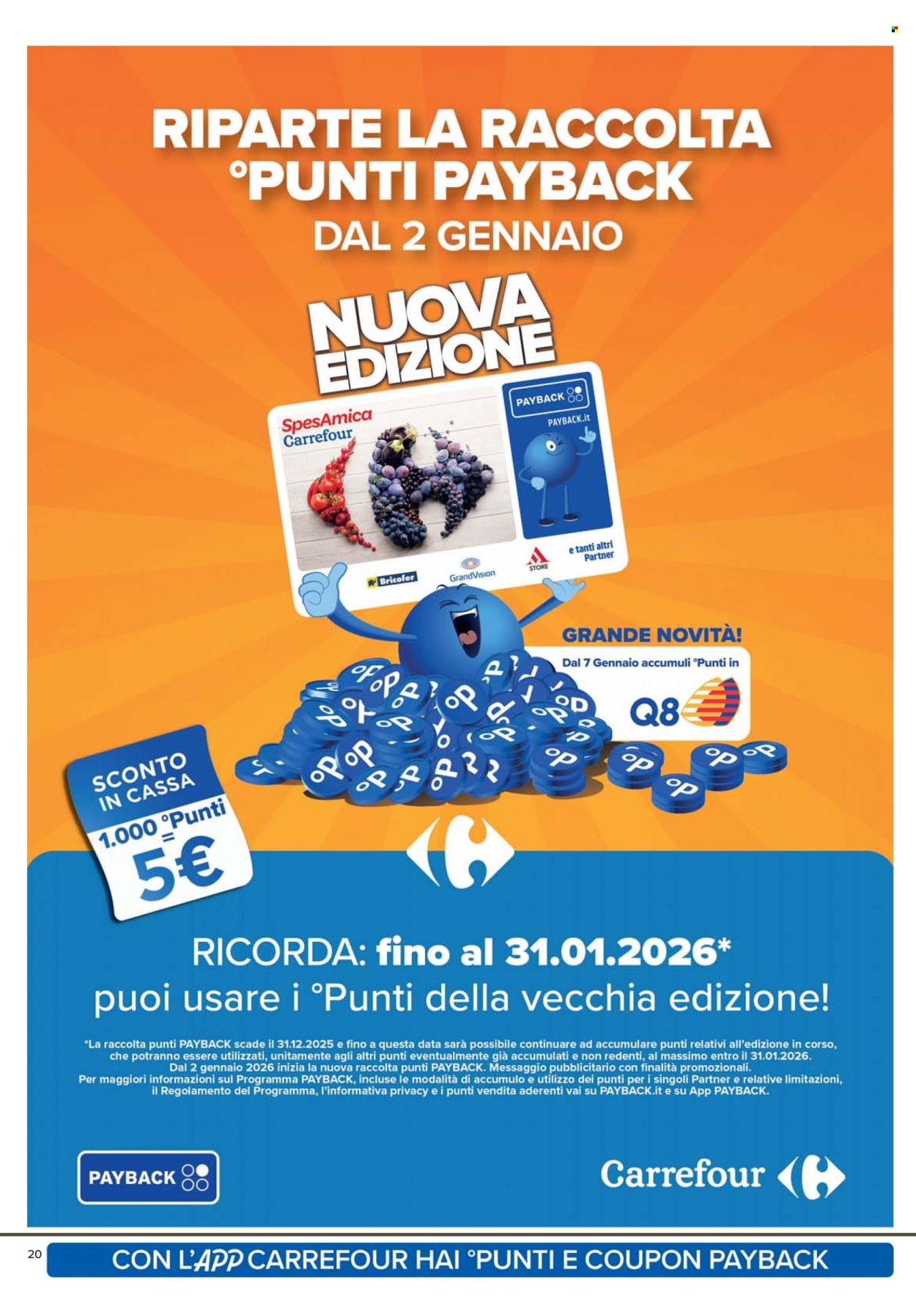 Volantino Carrefour - 27/1/2026 - 5/2/2026. Pagina 20