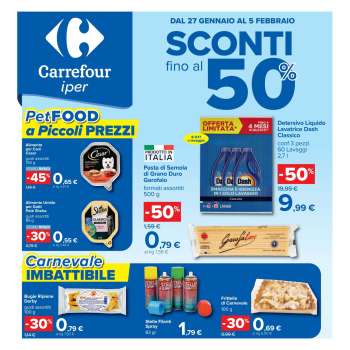 Volantino Carrefour - 27/1/2026 - 5/2/2026.