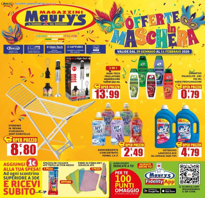 Volantino Maury's - 29/1/2026 - 14/2/2026.