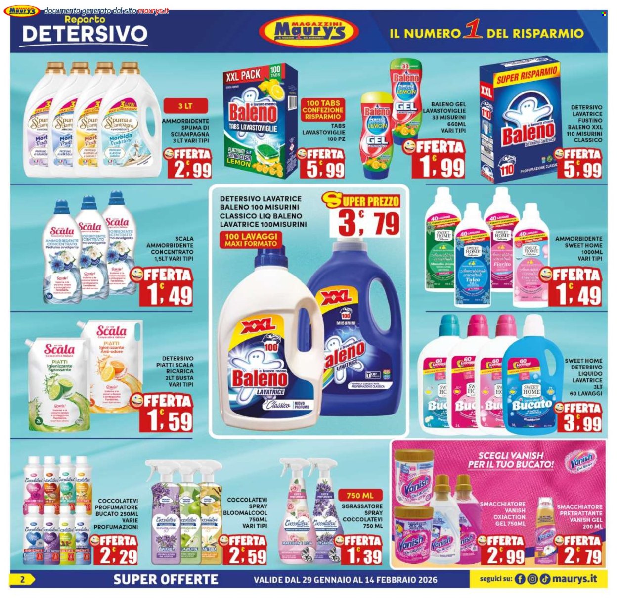 Volantino Maury's - 29/1/2026 - 14/2/2026. Pagina 2