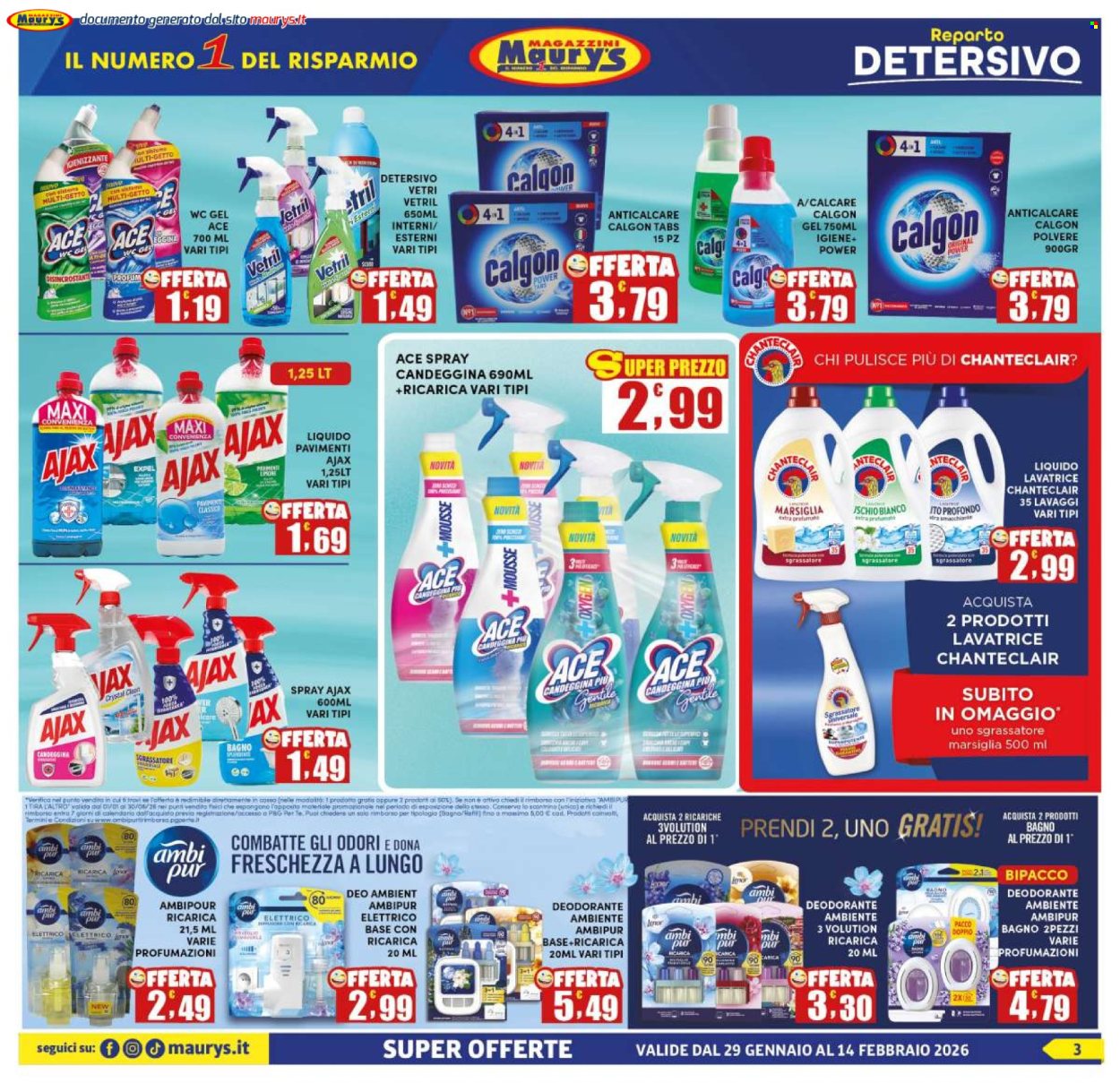 Volantino Maury's - 29/1/2026 - 14/2/2026. Pagina 3