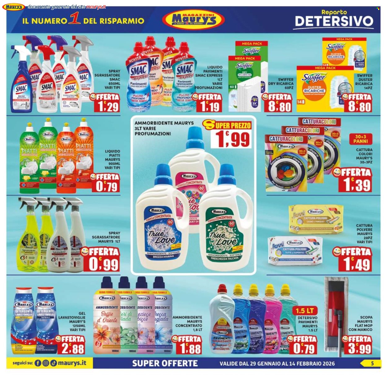 Volantino Maury's - 29/1/2026 - 14/2/2026. Pagina 5