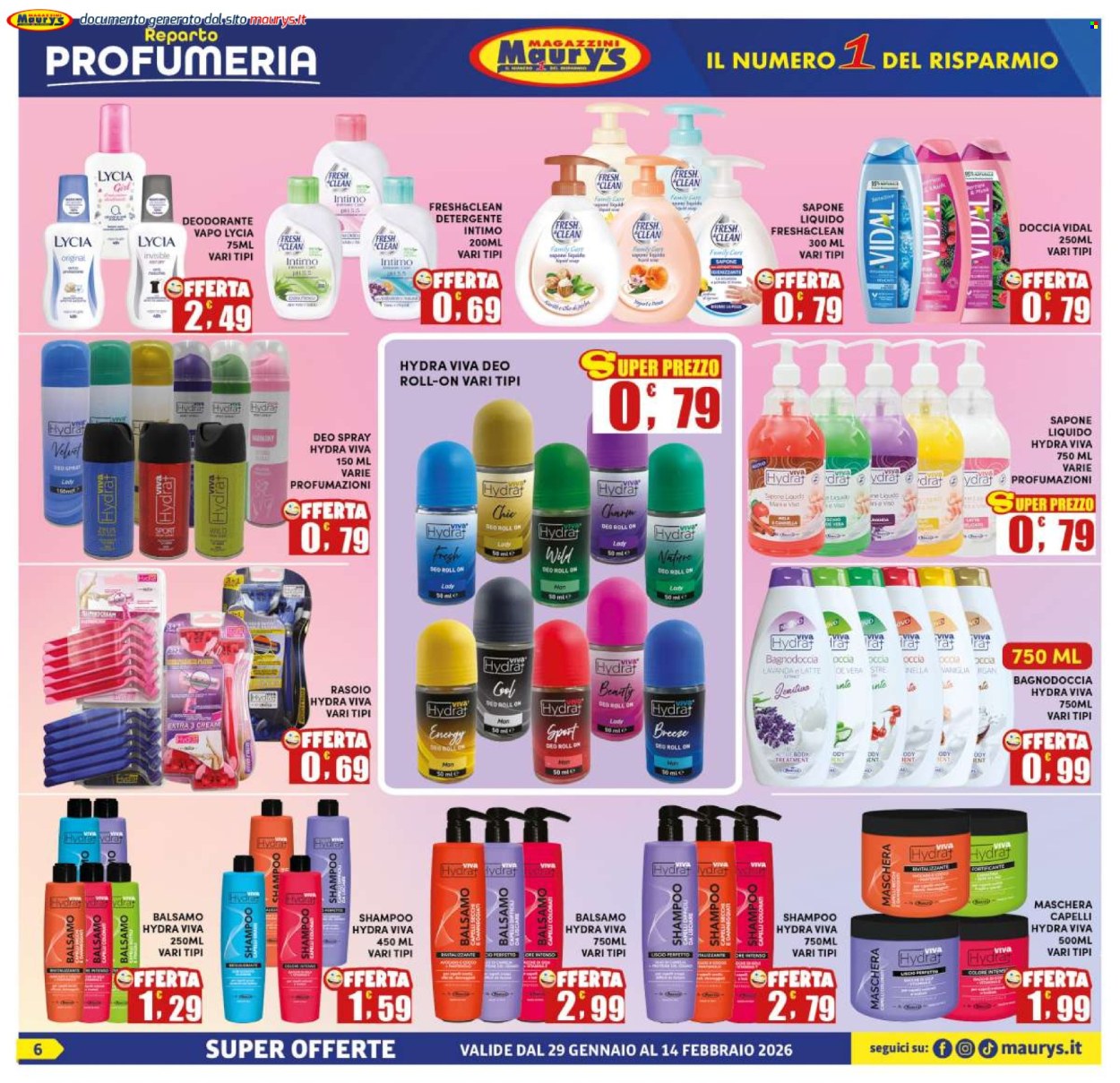 Volantino Maury's - 29/1/2026 - 14/2/2026. Pagina 6