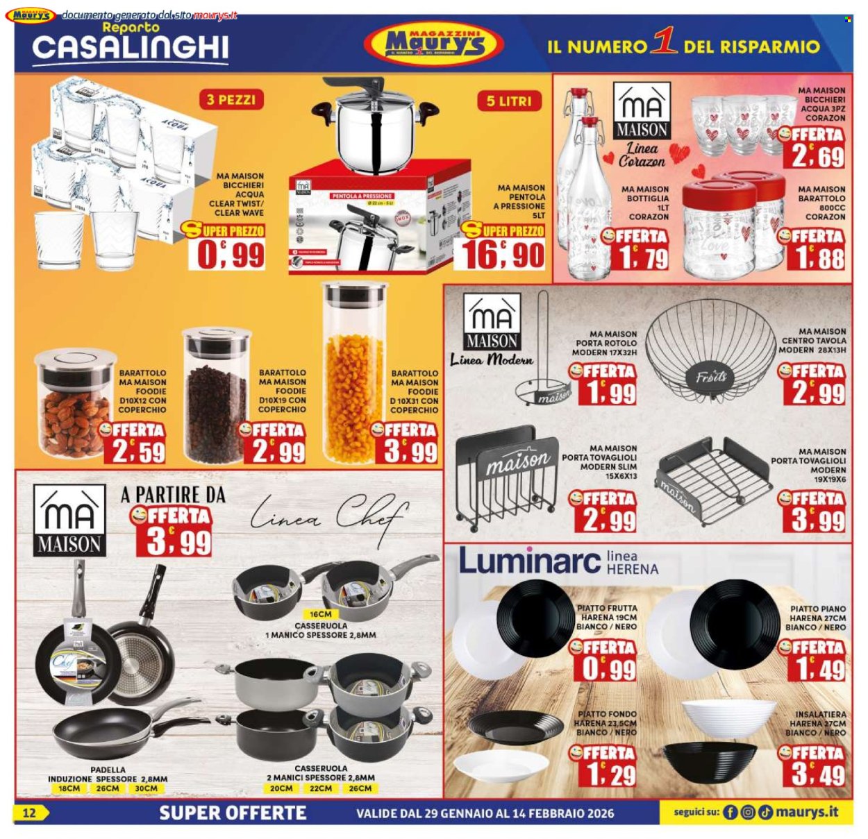 Volantino Maury's - 29/1/2026 - 14/2/2026. Pagina 12