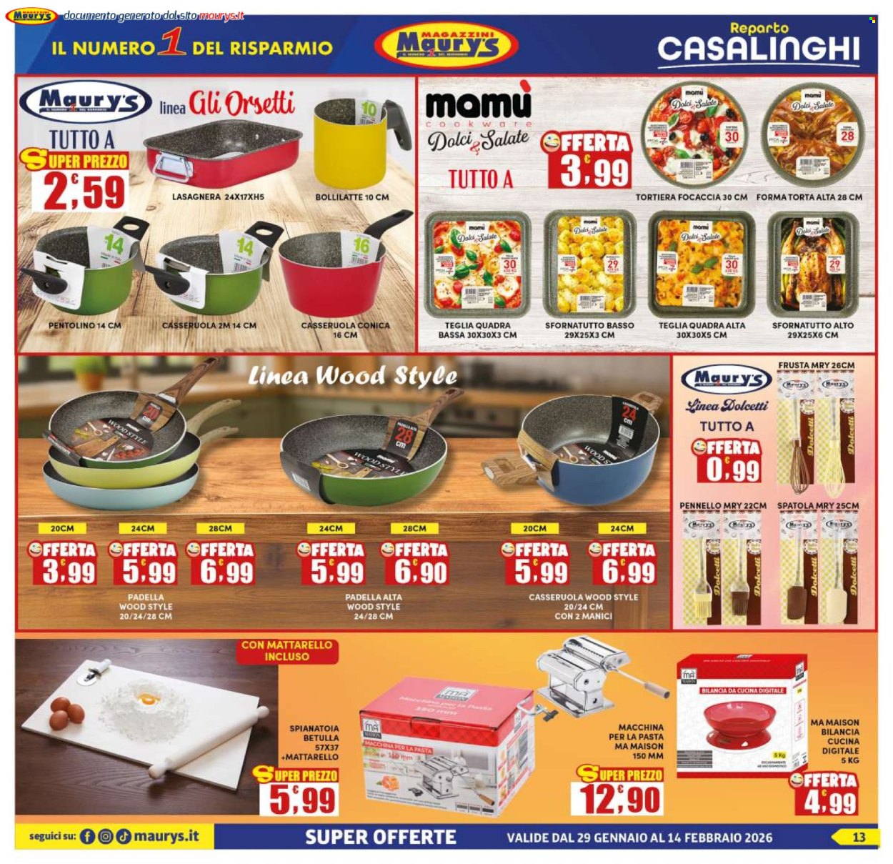 Volantino Maury's - 29/1/2026 - 14/2/2026. Pagina 13