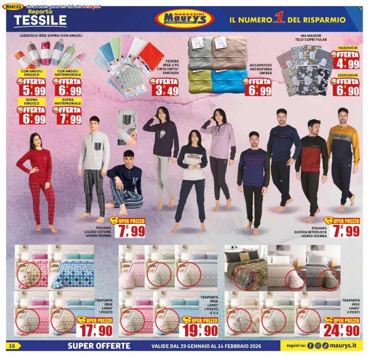 Volantino Maury's - 29/1/2026 - 14/2/2026. Pagina 16