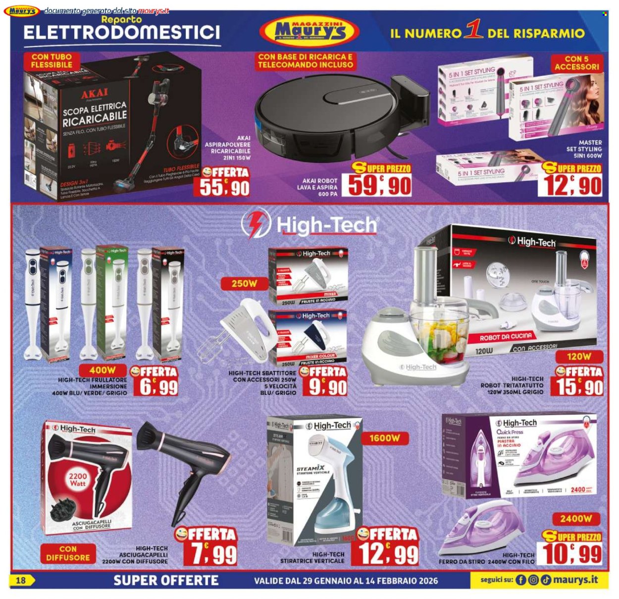 Volantino Maury's - 29/1/2026 - 14/2/2026. Pagina 18