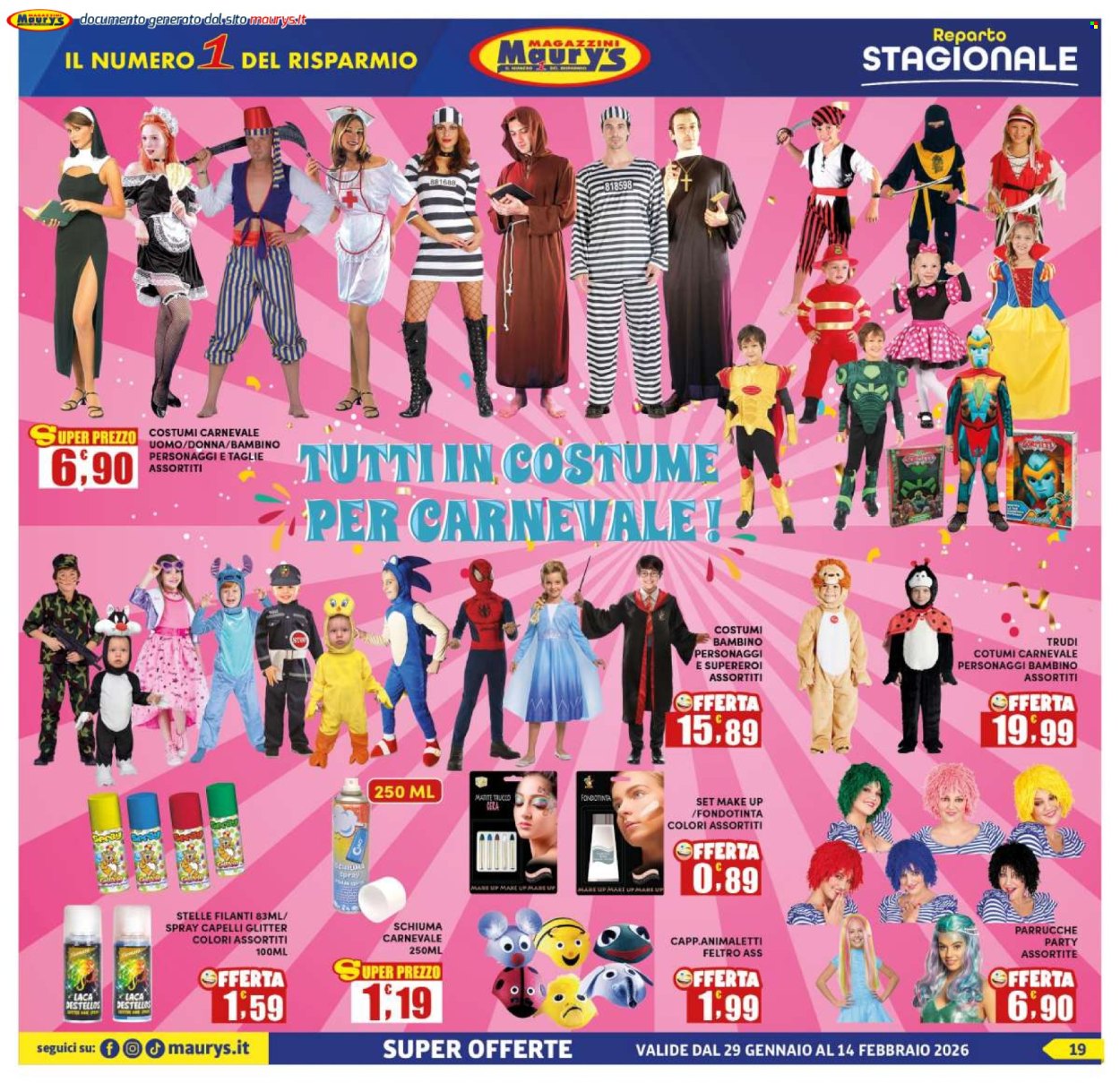 Volantino Maury's - 29/1/2026 - 14/2/2026. Pagina 19