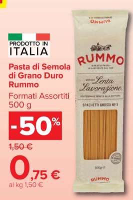 Pasta di Semola di Grano Duro Rummo