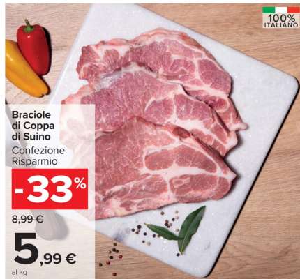 Braciole Di Coppa Di Suino