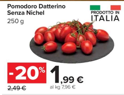 Pomodoro Datterino Senza Nichel