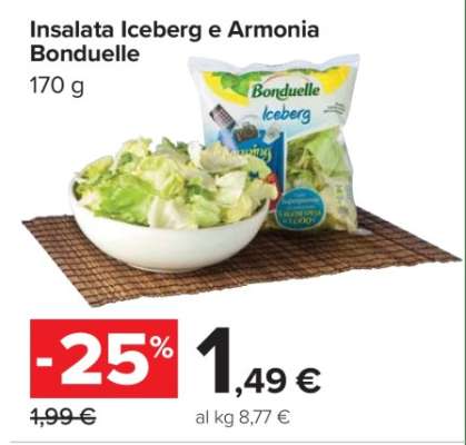 Insalata Iceberg e Armonia Bonduelle