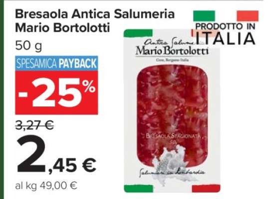 Bresaola Antica Salumeria Mario Bortolotti
