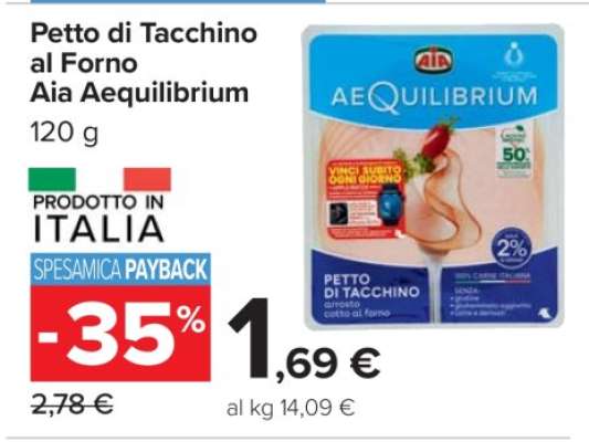Petto di Tacchino al Forno Aia Aequilibrium