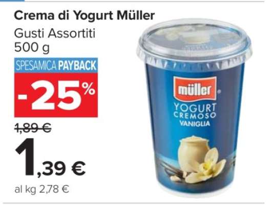 Crema di Yogurt Müller