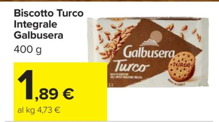Biscotto Turco Integrale Galbusera