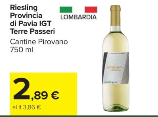 Riesling Provincia di Pavia IGT Terre Passeri