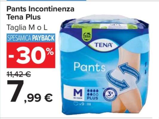 Pants Incontinenza Tena Plus