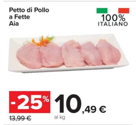 PETTO DI POLLO A FETTE AIA