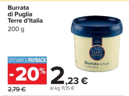 Burrata di Puglia Terre d’Italia