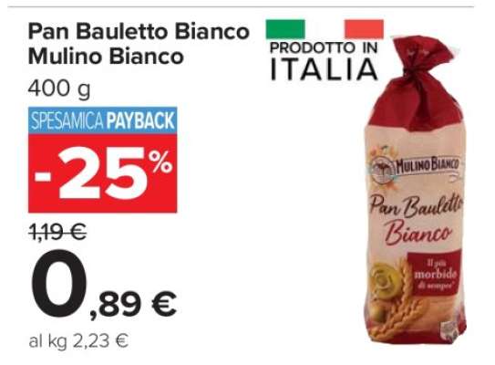 Pan Bauletto Bianco Mulino Bianco