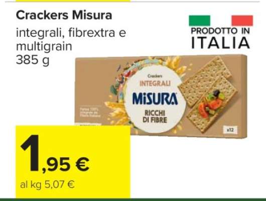 CRACKERS MISURA