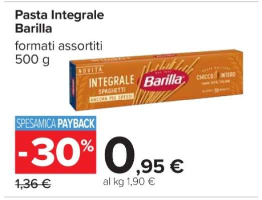 PASTA INTEGRALE BARILLA