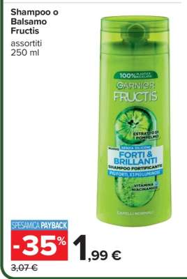 Shampoo o Balsamo Fructis