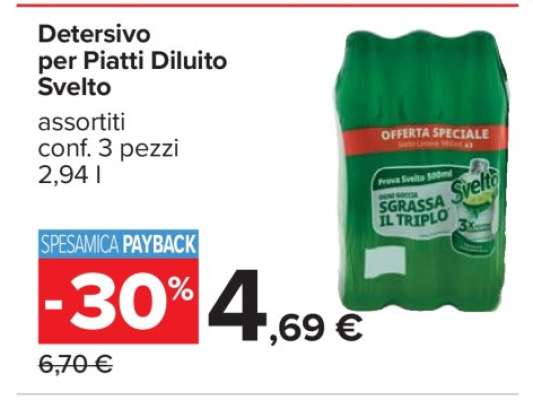 Detersivo per Piatti Diluito Svelto