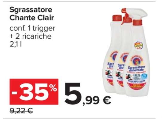 Sgrassatore Chante Clair