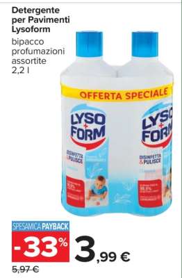 Detergente per Pavimenti Lysoform