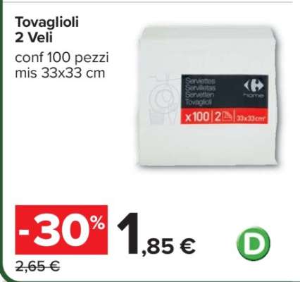 Tovaglioli 2 Veli
