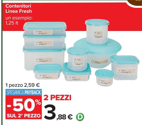 Contenitori Linea Fresh