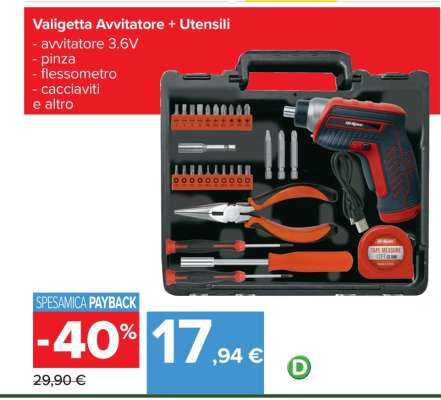 Valigetta Avvitatore + Utensili