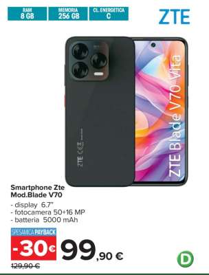 Smartphone Zte Mod.Blade V70