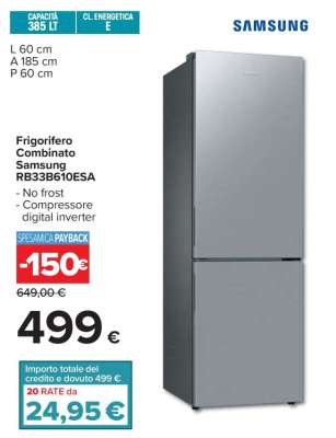Frigorifero Combinato Samsung RB33B610ESA