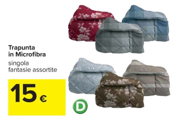 Trapunta in Microfibra