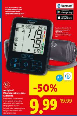 sensiplast® Misuratore di pressione da braccio