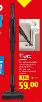 Silvercrest Aspirapolvere ricaricabile