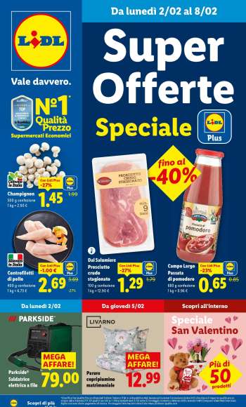 Volantino Lidl - 2/2/2026 - 8/2/2026.