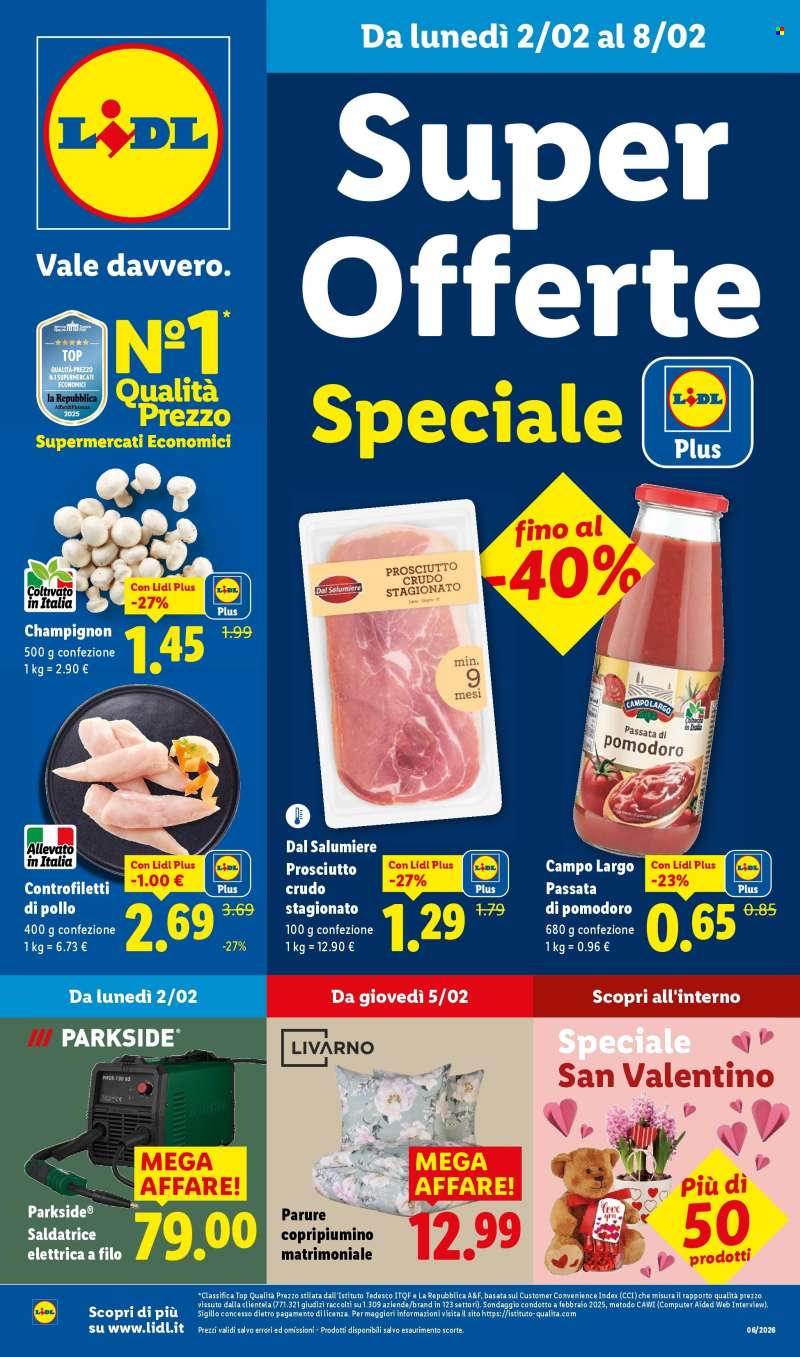 Volantino Lidl - 2/2/2026 - 8/2/2026.