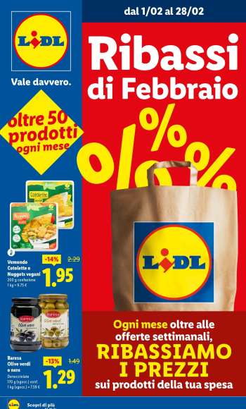 Volantino Lidl - 1/2/2026 - 28/2/2026.