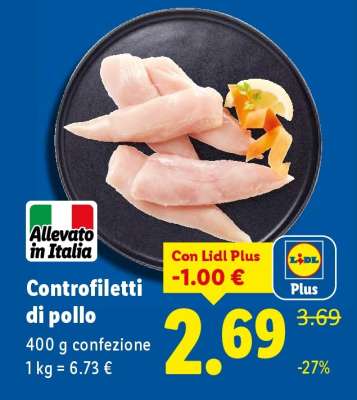 Controfiletti di pollo
