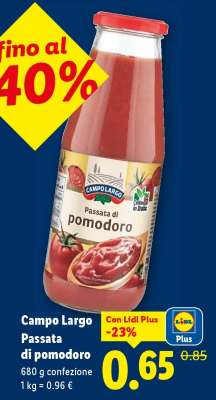 Campo Largo Passata di pomodoro