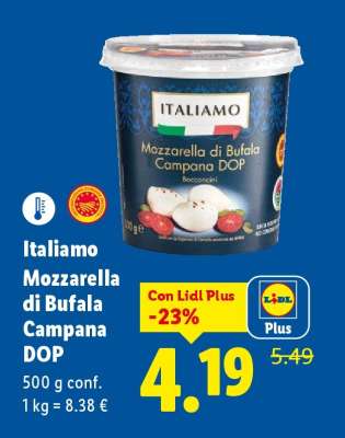 Italiamo Mozzarella di Bufala Campana DOP